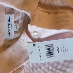 Lacoste Pink polo shirt